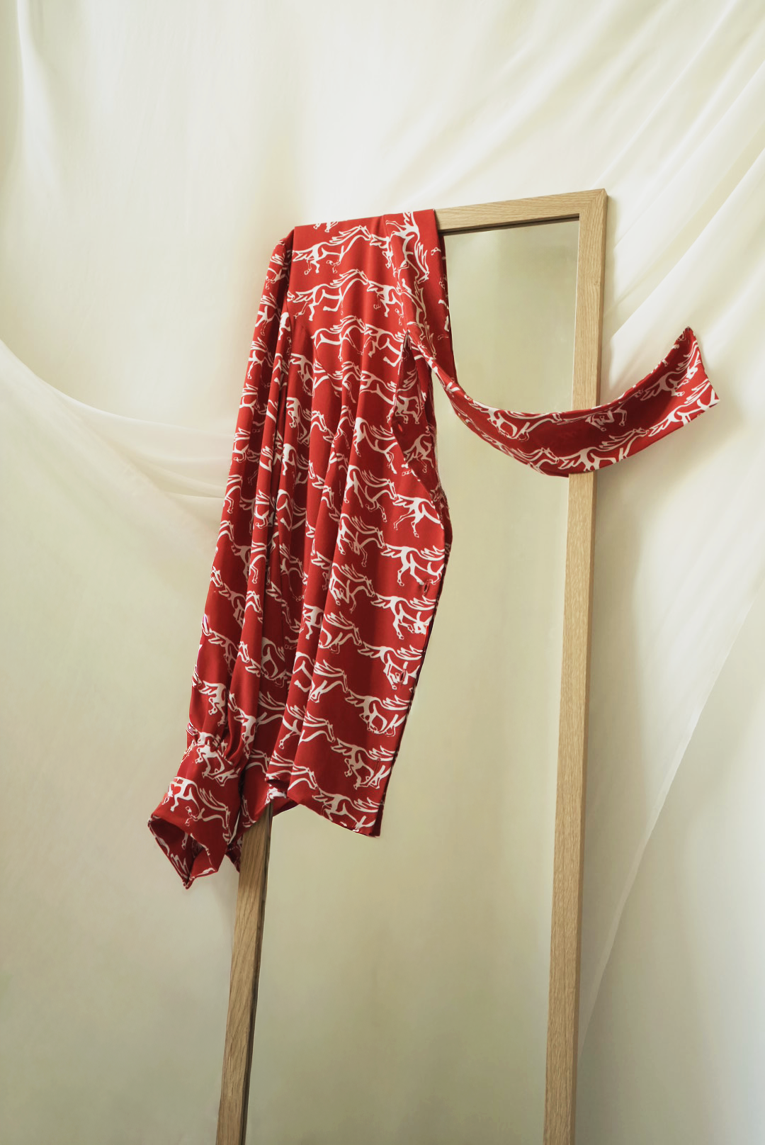 緋悅限定印花襯衫