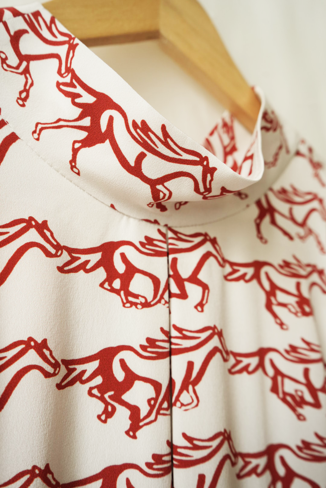 緋悅限定印花洋裝-白